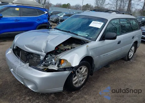 2004 Subaru Outback из США, поврежденный, VIN 4S3BH675846625500